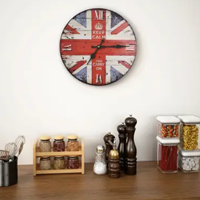 vidaXL Vintage Wall Clock UK 30 cm